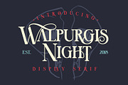 Walpurgis Night, a Serif Font by NREY (Thumbnail 2 of 8)