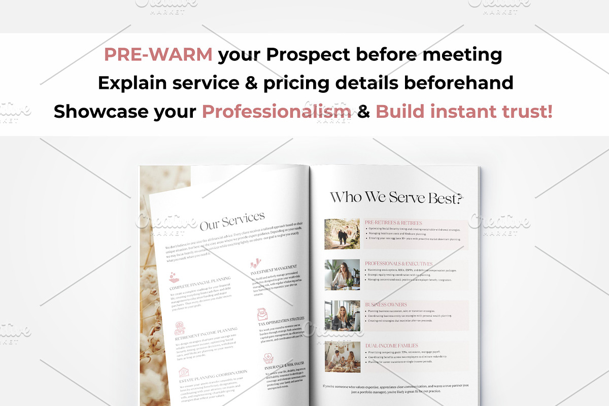 Finance Advisor Client Welcome Pack, a Marketing Template by Aks-Designs (Photo 4 of 8)