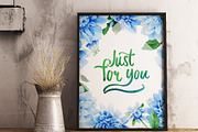 Blue dahlia watercolor PNG clipart, a Decorative Illustration by WatercolorPNG.com (Thumbnail 7 of 8)