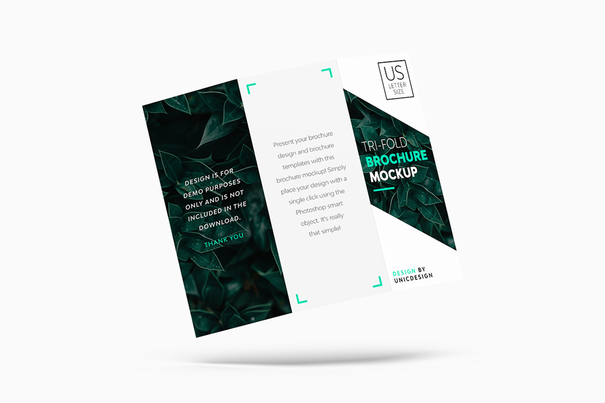 Tri Fold Brochure Mockup, a Print Template by UnicDesign (Photo 11 of 11)
