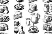 Vintage Cheese & Dairy Set, an Object Graphic by RT Studio (Thumbnail 3 of 4)
