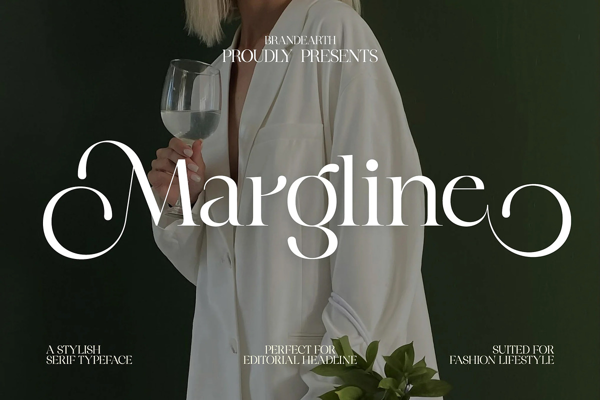 Margline – Stylish Serif Typeface, a Serif Font by Brand Earth (Photo 1 of 8)