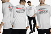 Long Sleeve T-shirt Mock-Up, a Shirt Mockup by Mock-up Store (Thumbnail 8 of 8)