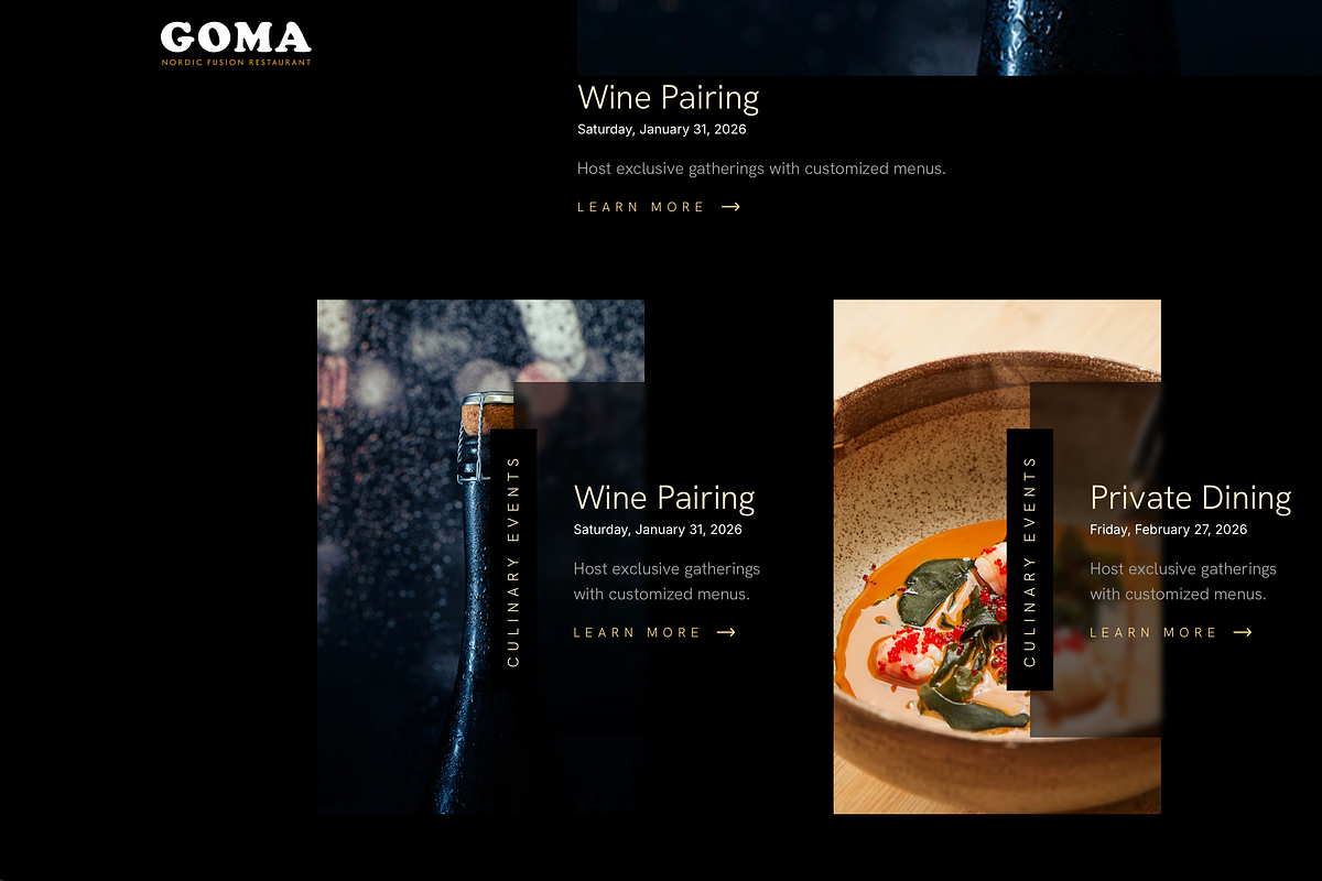Goma Webflow Template, a HTML Template by casperbroe (Photo 3 of 3)