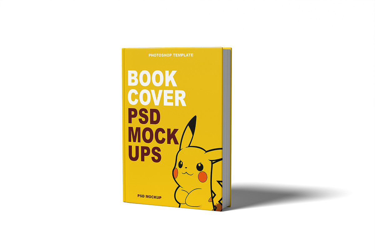 Book Cover Mockup, a Books & Magazine Mockup by mockupbuys (Photo 6 of 8)