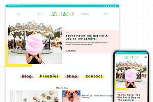 Jelly Bean Wordpress Theme Blog