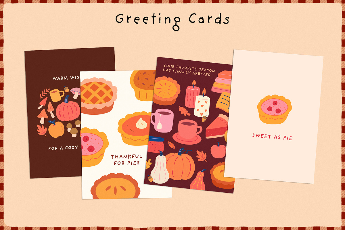 Fall Finds Homemade Pies PNG Clipart, a Food Illustration by Dina Mae (Photo 11 of 12)