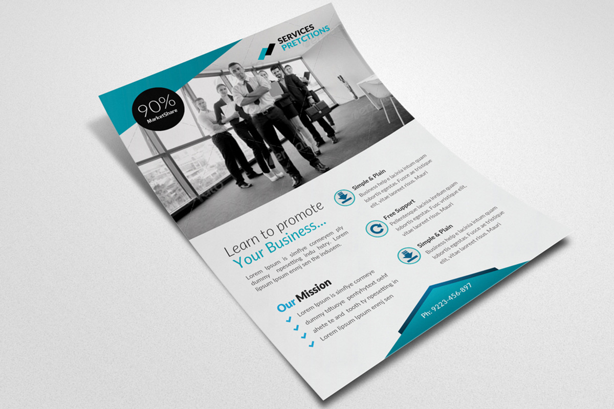 HR Management Consulting Flyer, a Flyer Template by Business Flyers