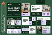 Green Purple Brand Identity, a Presentation Template by Sixtemp (Thumbnail 1 of 3)