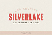 Silverlake | A Mid Century Font Duo, a Sans Serif Font by Touch and Form (Thumbnail 1 of 6)