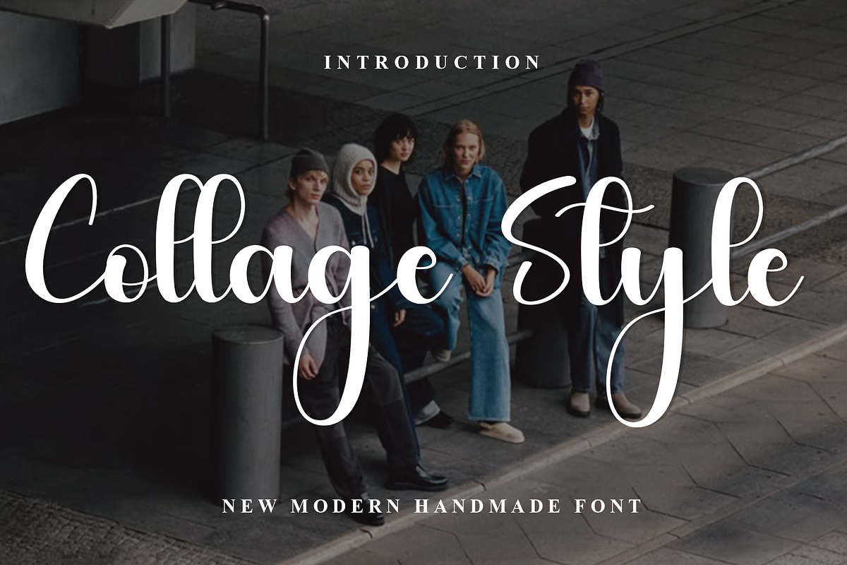 Collage Style, a Handwritten Font by FreshTypeINK (Photo 1 of 8)