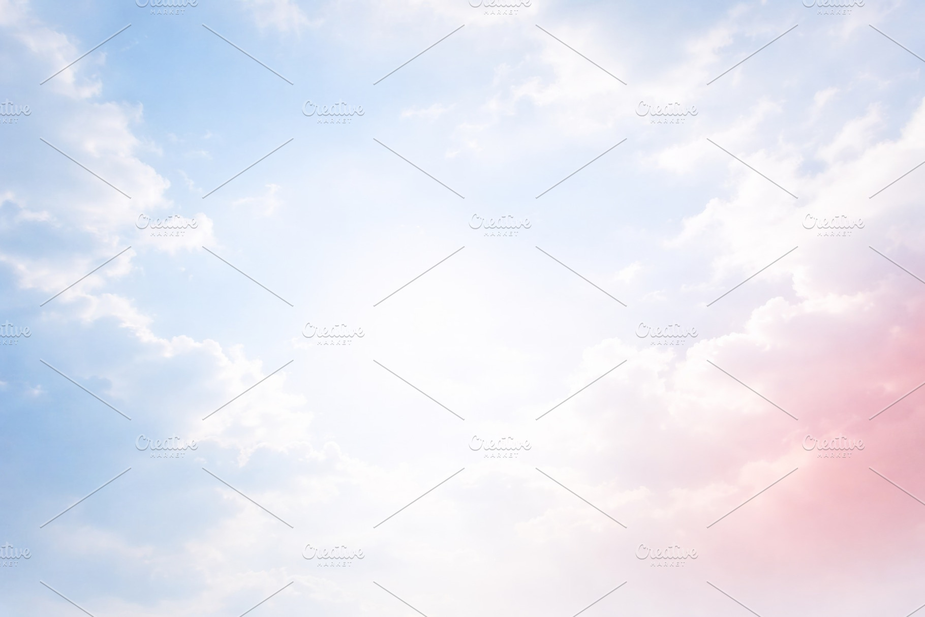 Blue sky with white clouds and soft, a Photo by Dvoevnore photos
