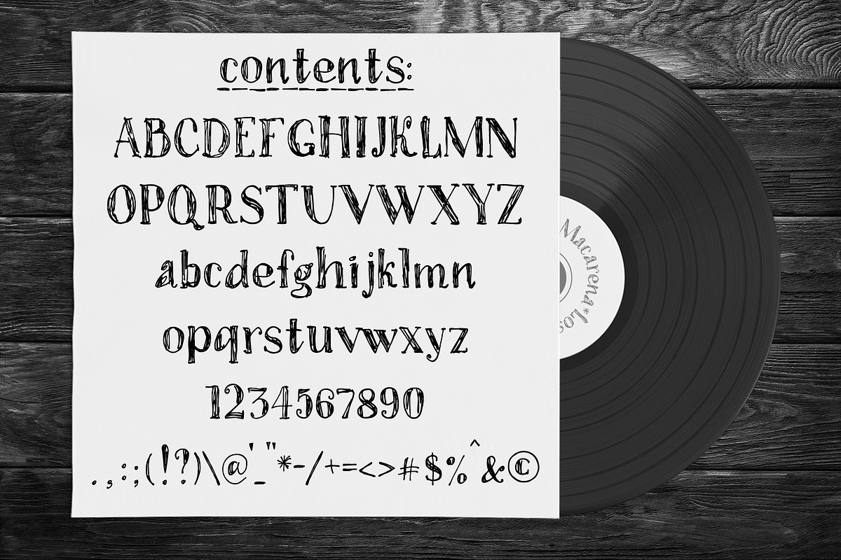 Conspectus | Ink Pen Font preview 2
