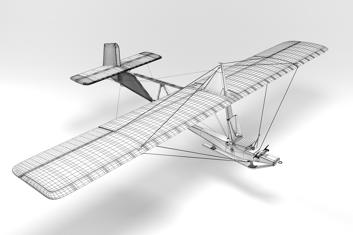 SG-38 Glider, a Cars & Vehicle 3D Model by inDahouze (Photo 10 of 10)