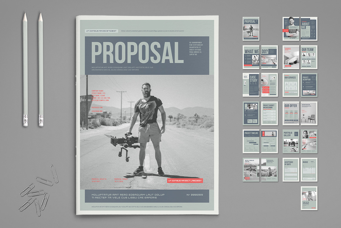 Proposal Bundle | 12 Items Vol. 2, a Brochure Template by TypoEdition (Photo 20 of 25)