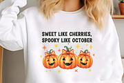 Sweet Like Cherries Spooky Like Octo, an Illustration by Libby Wishes (Thumbnail 6 of 11)