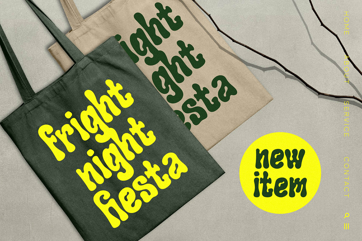 Foresto Creepy Halloween Font, a Sans Serif Font by Storytype Studio (Photo 10 of 15)