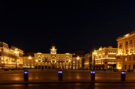 Scenic view of Trieste at sunset, an Architecture Photo by Bepslabor