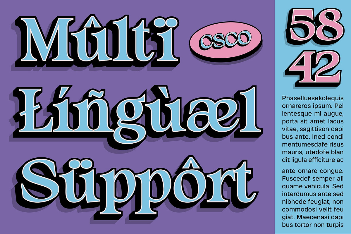 Alvinus 3D, a Serif Font by Craft Supply Co. (Photo 5 of 8)