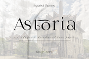 Astoria, a Serif Font by EgoistFonts (Thumbnail 1 of 9)