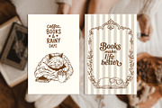 Coffee & Books Bookish Vector Set, an Object Graphic by VerAna (Thumbnail 14 of 23)
