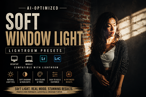 Soft Window Light Lightroom Presets, a Preset Add-On by AAA Presets