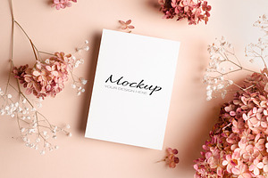 Invitation card mockup