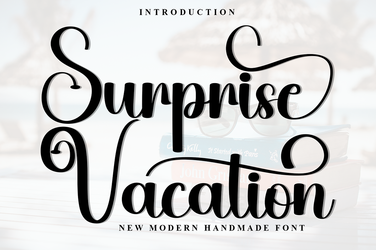 Surprise Vacation, a Handwritten Font by FreshTypeINK (Photo 1 of 8)