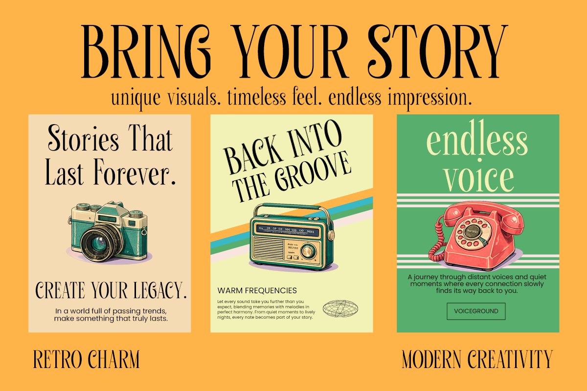 Retro Serif Font - Wondering Miracle, a Serif Font by Say Studio (Photo 4 of 10)