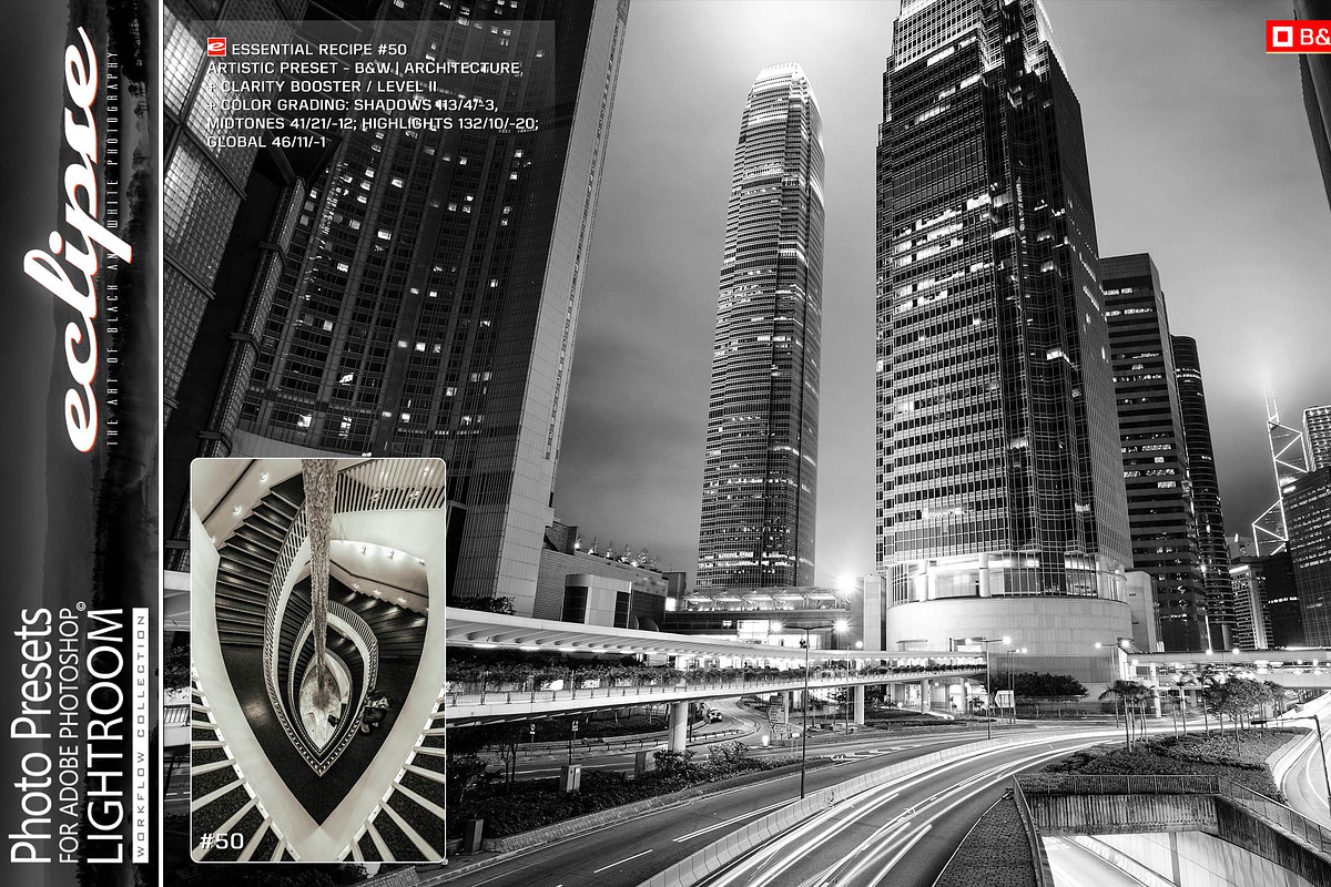 Presets for Lightroom / ECLIPSE B&W, an Action Add-On by Miracle_Design (Photo 20 of 22)
