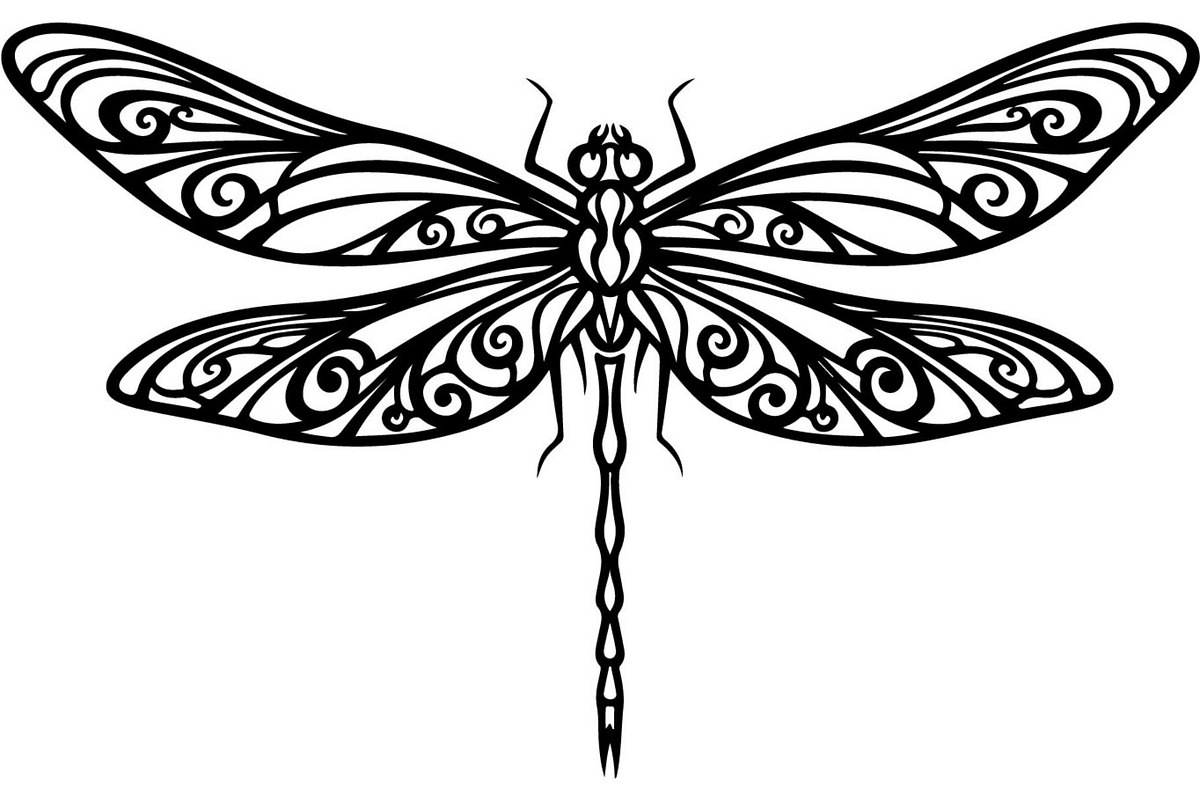 20 Dragonfly Silhouette Mega, an Object Graphic by Designer_Momina (Photo 4 of 19)