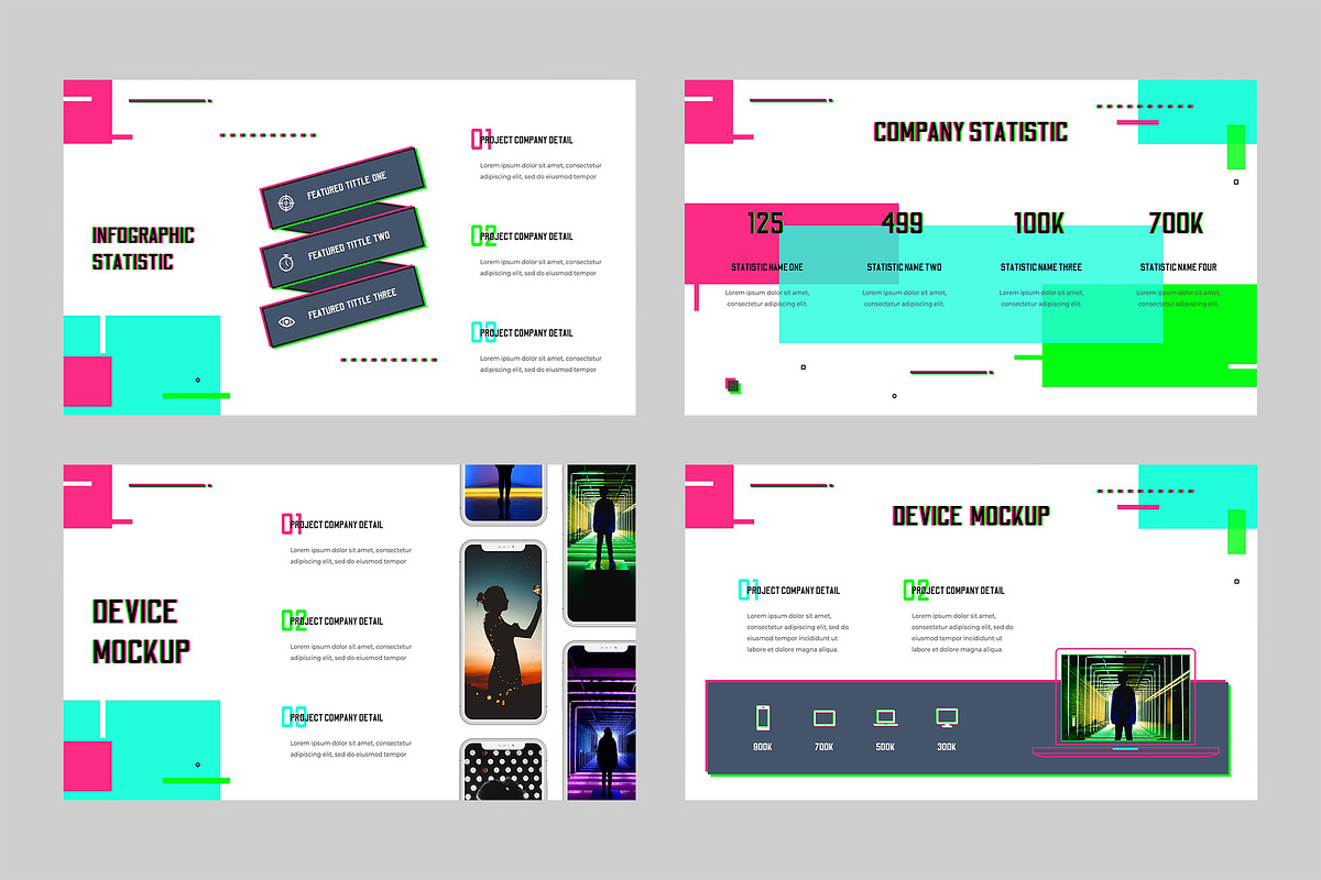 Glither - Presentation Template, a Presentation Template by TMint Creative