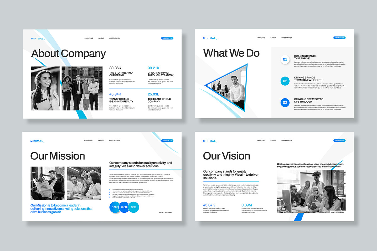 Marketing Plan Presentation Template, a Presentation Template by MightyDesign (Photo 3 of 8)