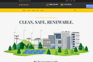 ET Solar Onepage WordPress Theme