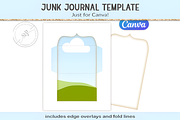 Junk Journal Canva Frame Template, a Marketing Template by Ink Gallery (Thumbnail 1 of 3)