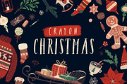Crayon Christmas, a Graphic by Darumo Shop (Thumbnail 1 of 4)