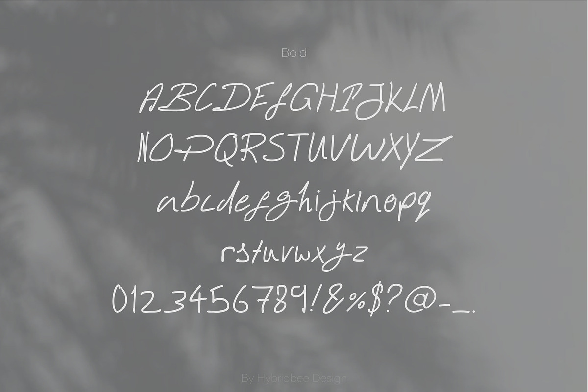 IZZIE - Handwritten Font, a Script Font by Hybridbee Design (Photo 7 of 10)