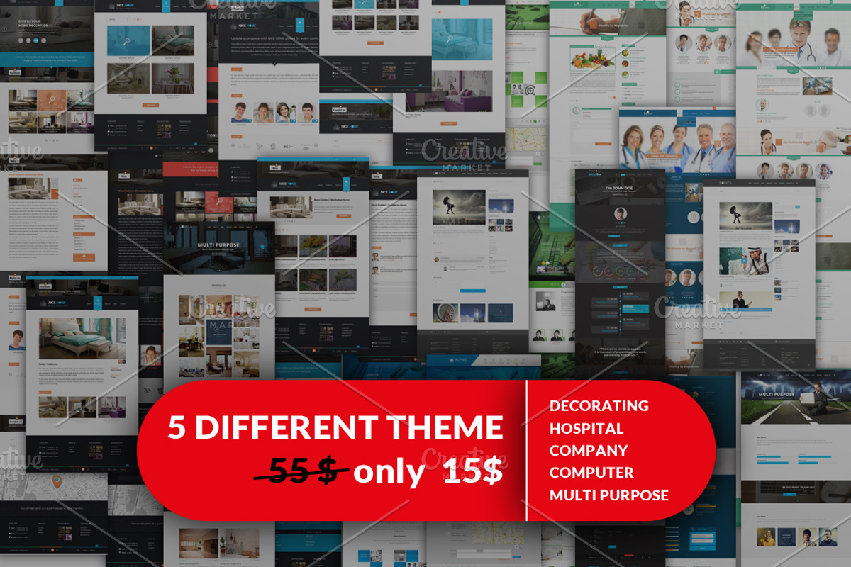 Bundle Theme Creative, a Websites & App Template by Alireza Farzad (Photo 1 of 7)