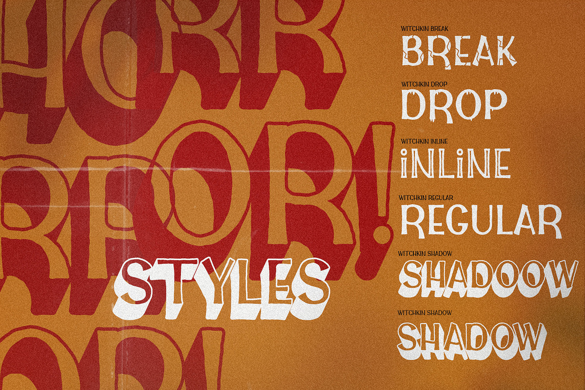 Witchkin - Scary Font, a Handwritten Font by FactoryType Studio (Photo 4 of 13)