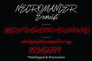 Necromancer Exorcist, a Blackletter Font by BBtypeStudios (Thumbnail 9 of 9)