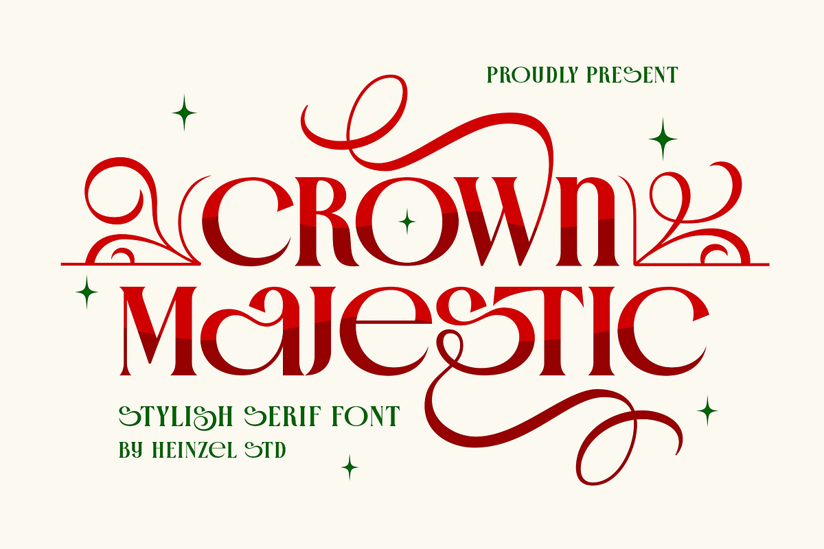 Crown Majestic Elegant Serif Font, a Serif Font by Heinzel Std (Photo 1 of 18)