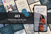 Motivational Reels Canva Templates, a Social Media Template by Studio DigiCraft (Thumbnail 1 of 10)