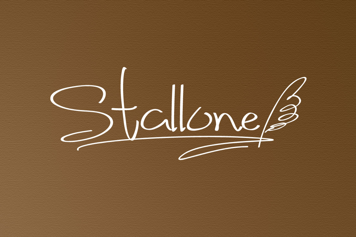 Fancy Signature TrueType Font preview 4