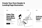 Minimalist Musician Illustrations, an Illustration by Illustraly Design (Thumbnail 5 of 7)