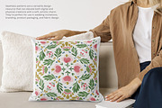 folk floral tile seamless pattern, a Pattern Graphic by Pink Studio Art (Thumbnail 5 of 5)