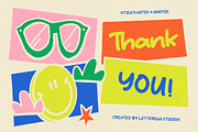 Smile Hug Sticky Notes Font, a Script Font by Letterena Studios Script (Thumbnail 15 of 15)
