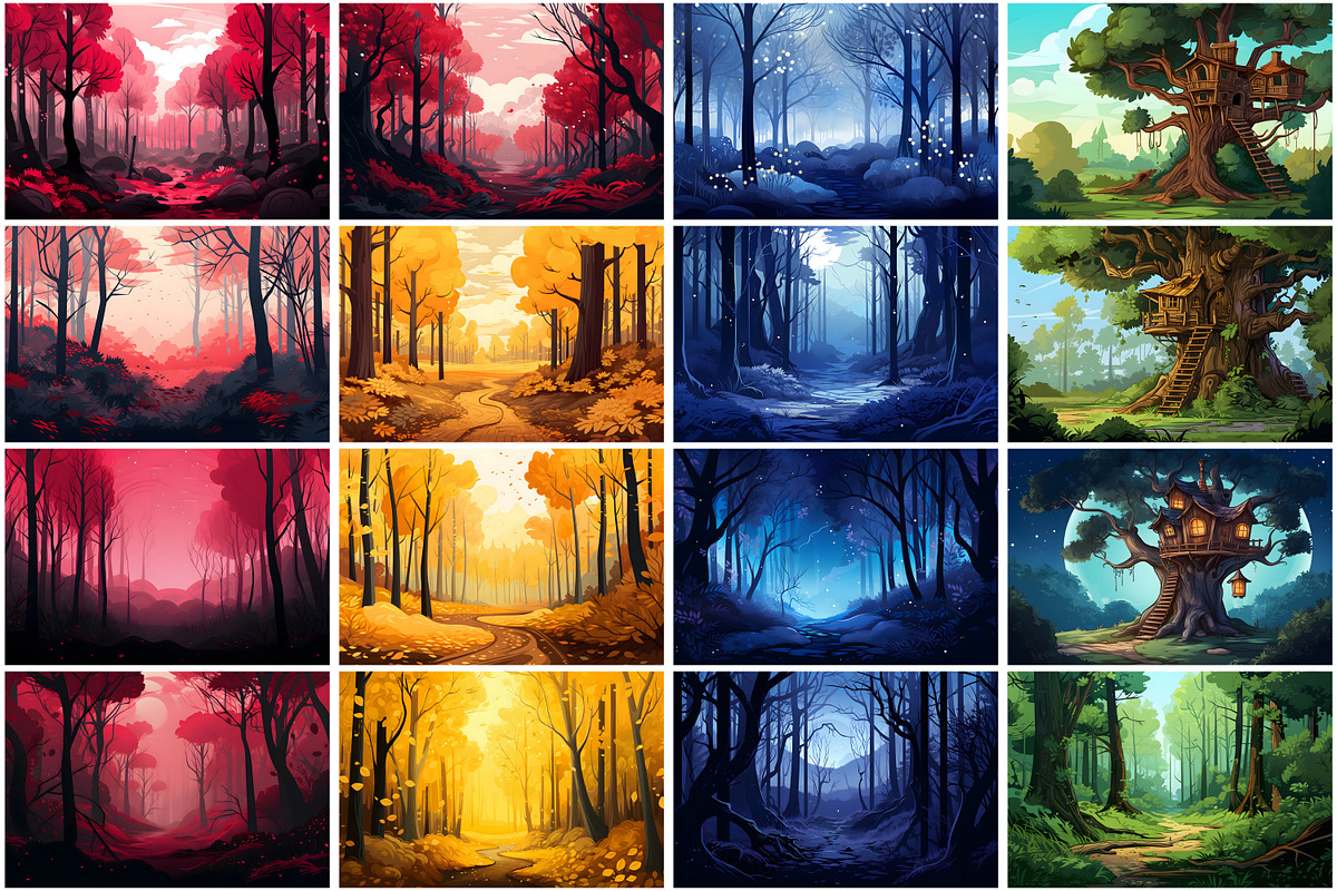 Forest Wallpaper, a Wallpaper Graphic by Forhadx5 (Photo 11 of 12)