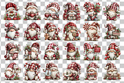 Whimsical Christmas Gnomes Clipart, a Seasonal Illustration by Nicolle's Colorful Art (Thumbnail 3 of 4)