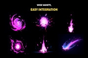 Stylized Dark Magic Overlay Effects, an Object Graphic by Mikel Blazgad (Thumbnail 3 of 9)
