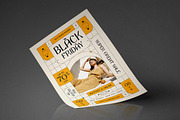 Black Friday Flyer Retro Style, a Flyer Template by monogrph (Thumbnail 4 of 4)